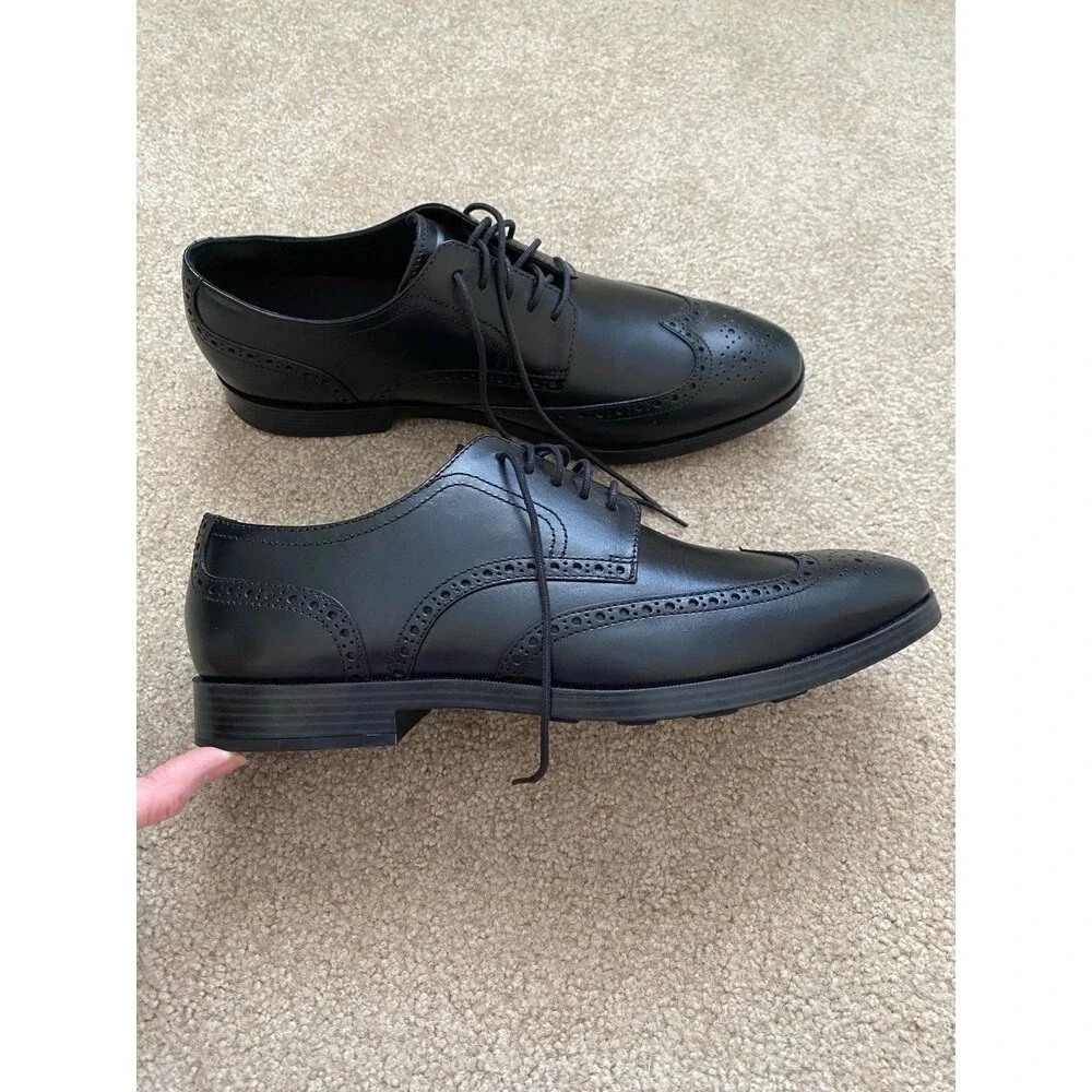 Cole Haan Men's Sawyer Wingtip Oxford Dress Shoe NWOT Size 11.5W Wedding Office